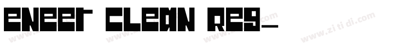 eneer Clean Reg字体转换 eneer Clean Reg字体转换